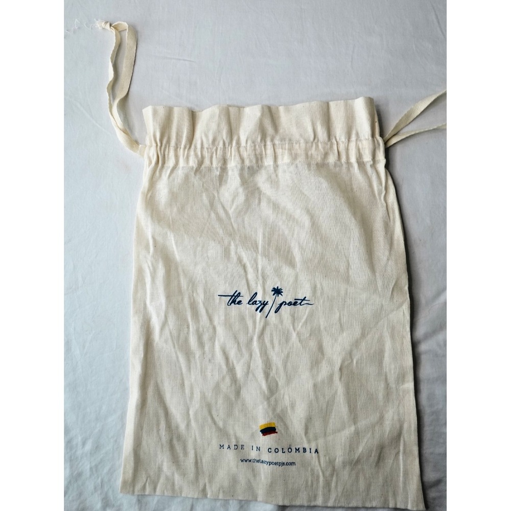 The Lazy Poet Pajama‎ Cotton Drawstring Bag - Not Pjs